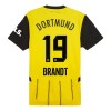 Oficiální Fotbalový Dres Borussia Dortmund Brandt 19 Domácí 2024-25 pro Děti